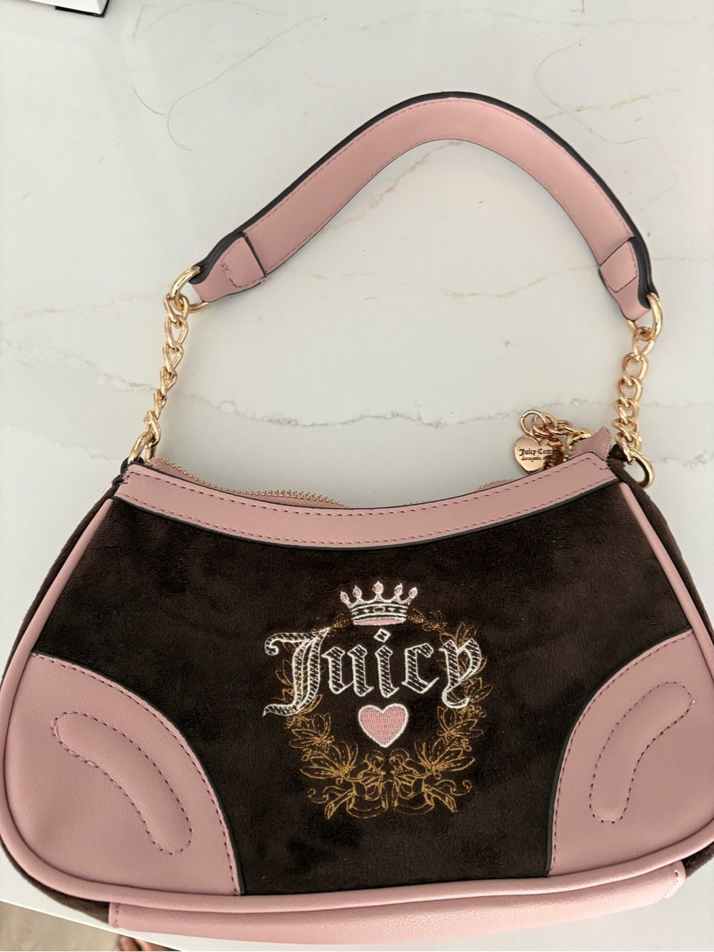 Juicy Couture Brown Y2k shoulder bag